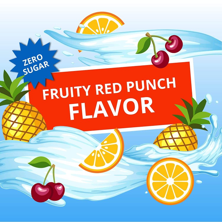 Island Punch Fruity Red Punch Zero-Sugar Singles To Go Drink Mix