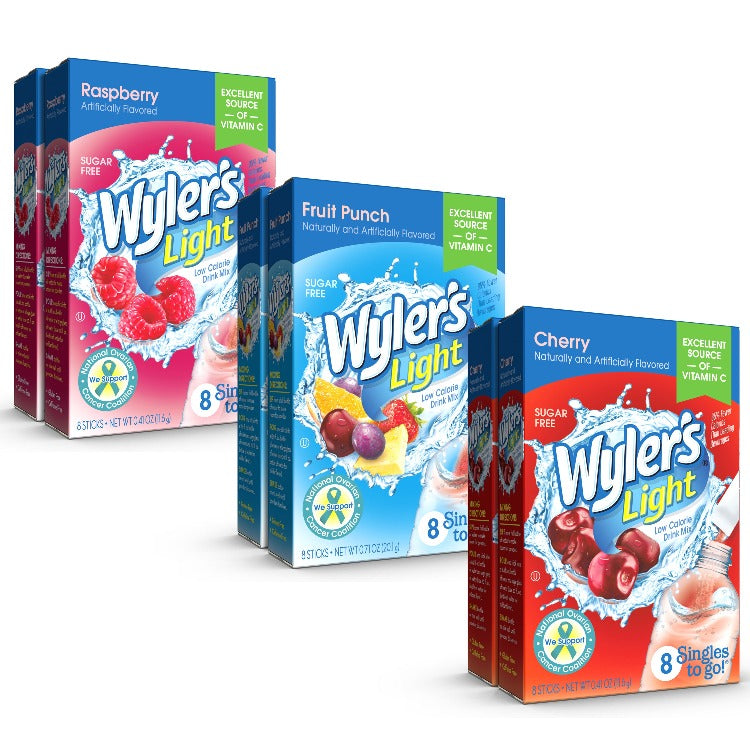 Wyler's Light Singles To Go Fruit Variety Pack - 6 Box DEAL