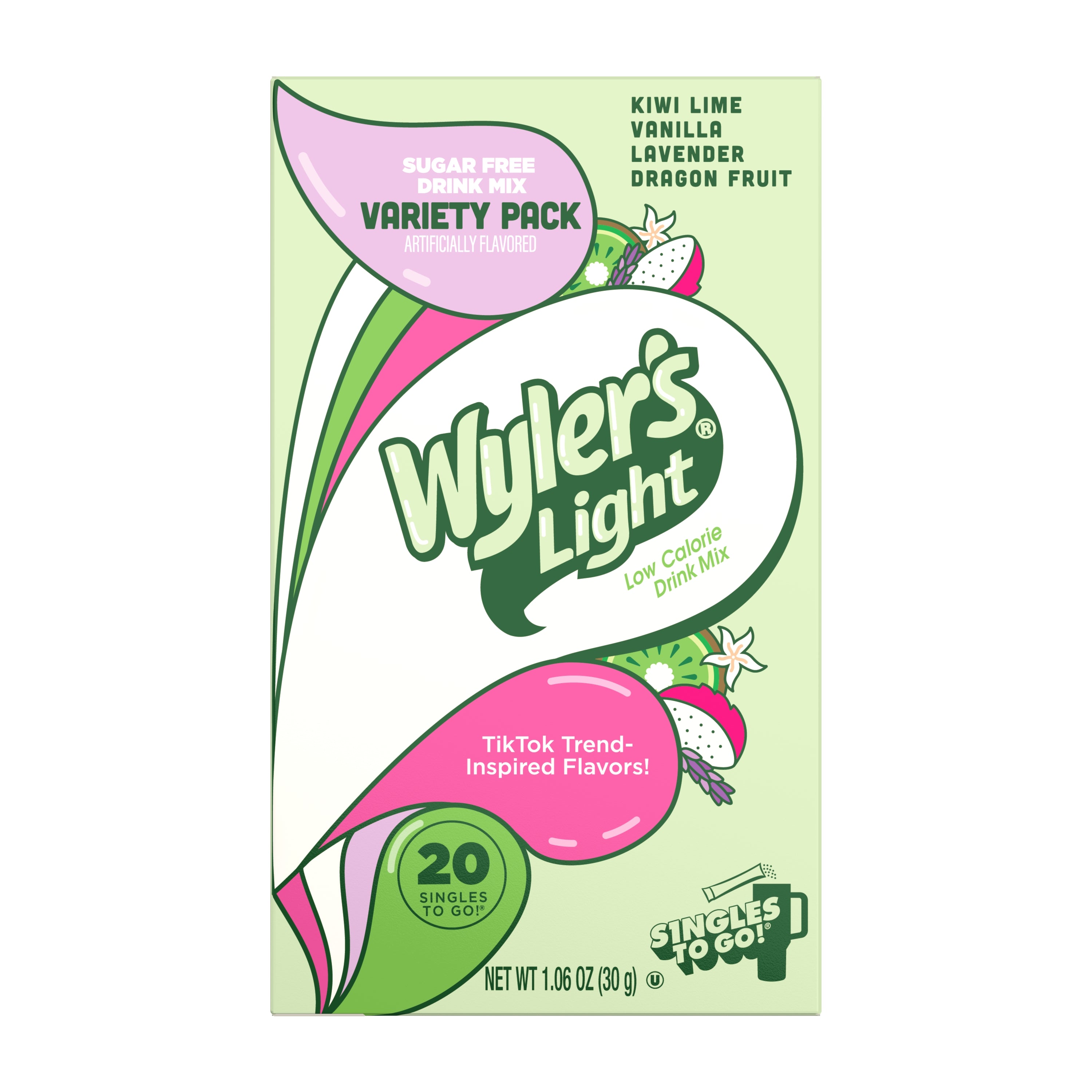 Wyler's Light Watertok inspired Sweet & Fruity Base Variety Pack Drink Mix