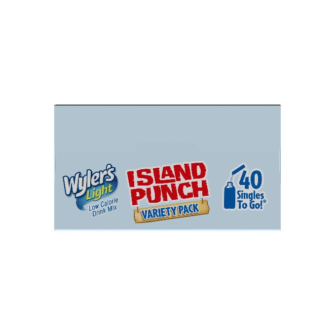 Island Punch Zero-Sugar Singles To Go Variety Pack Drink Mix, 40CT