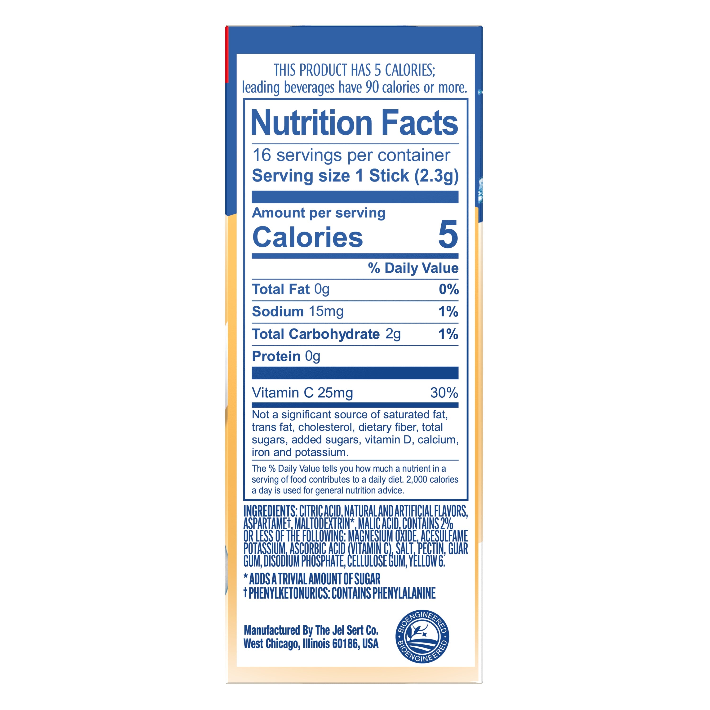 Pineapple Mango Lemonade Singles to Go Drink Mix Value Pack, 16 CT