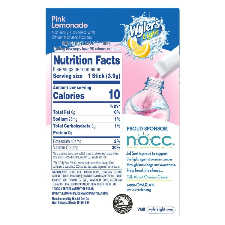 Pink Lemonade Sugar-Free Singles to Go Drink Mix