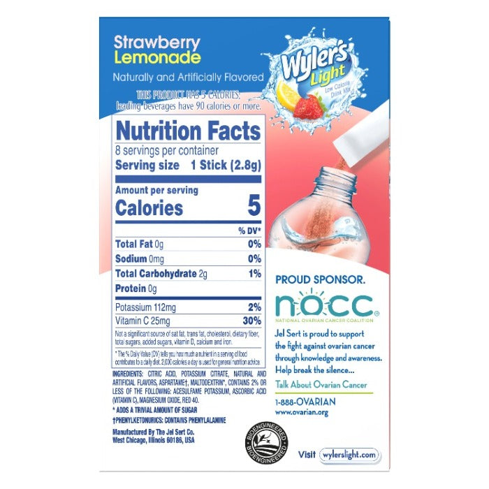 Strawberry Lemonade Sugar-Free Singles To Go Drink Mix