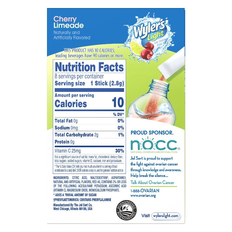 Cherry Limeade Sugar-Free Singles To Go Drink Mix