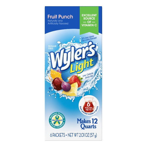 Fruit Punch Low Calorie Pitcher Pack Carton