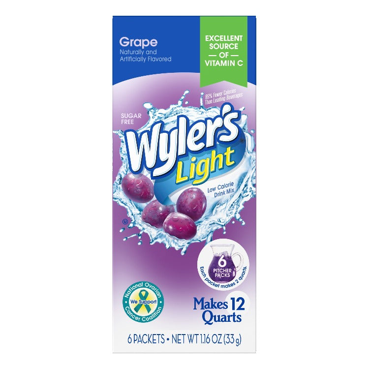 Grape Low Calorie Pitcher Pack Carton