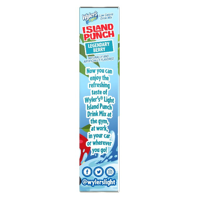 Island Punch Legendary Berry Zero-Sugar Singles To Go Drink Mix