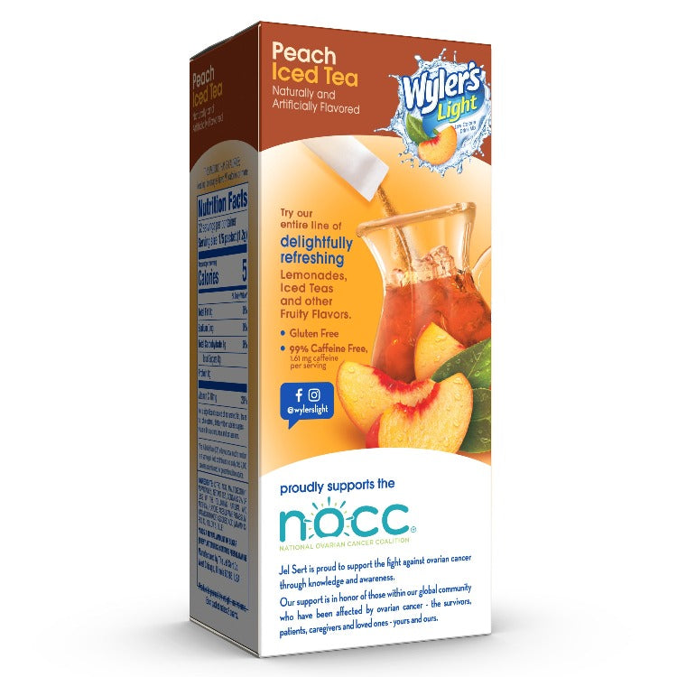 Peach Iced Tea Low Calorie Pitcher Pack Carton