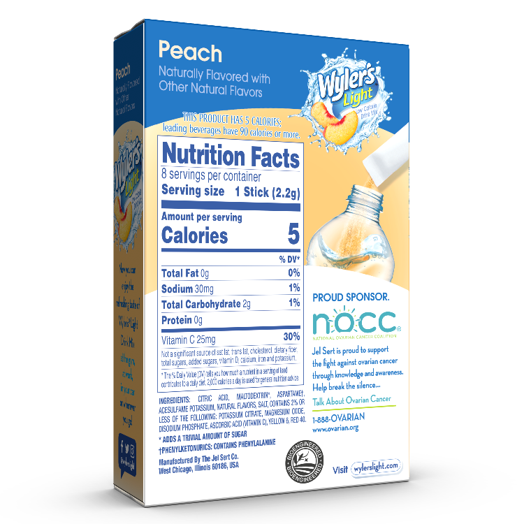 Peach Sugar-Free Singles To Go Drink Mix