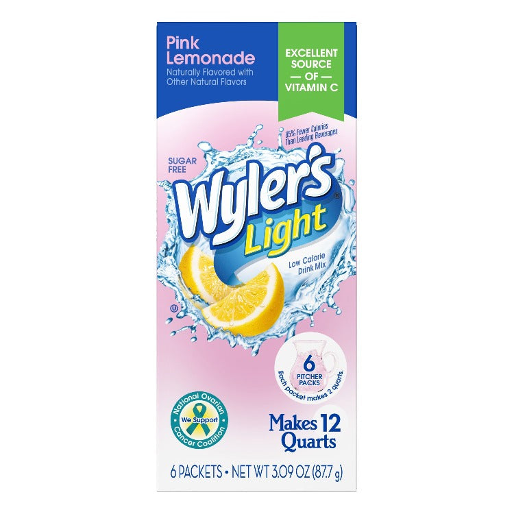Pink Lemonade Low Calorie Pitcher Pack Carton