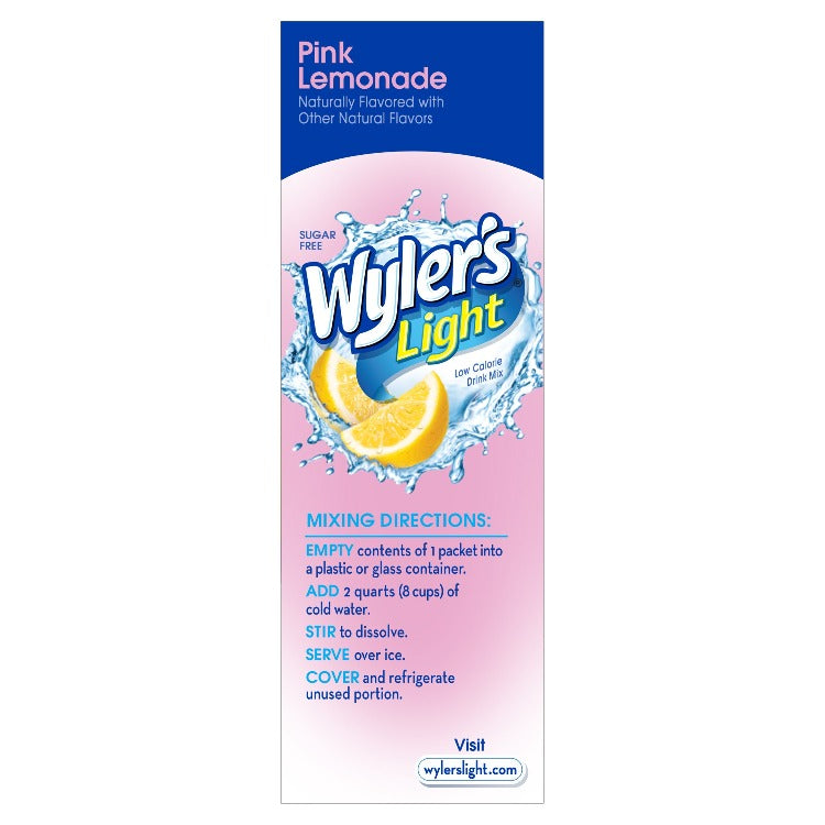 Pink Lemonade Low Calorie Pitcher Pack Carton