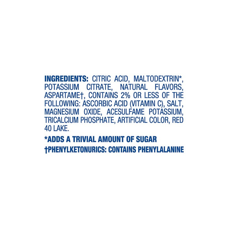 Pink Lemonade Low Calorie Pitcher Pack Carton