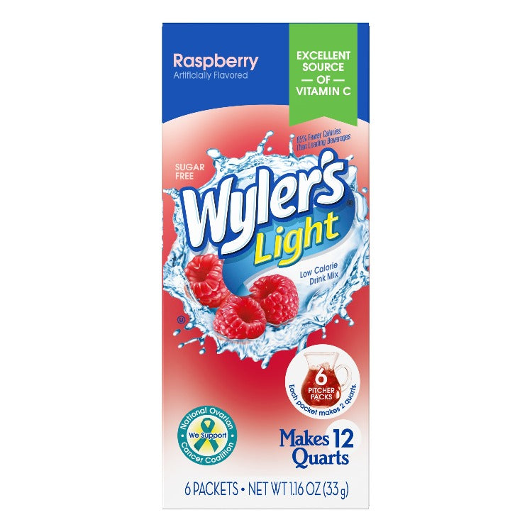 Raspberry Low Calorie Pitcher Pack Carton