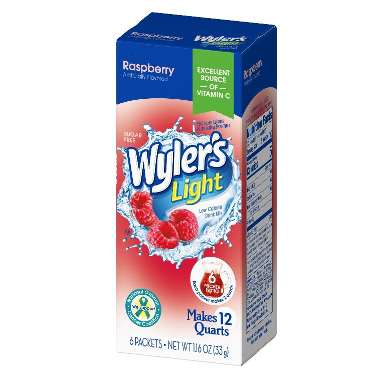 Raspberry Low Calorie Pitcher Pack Carton