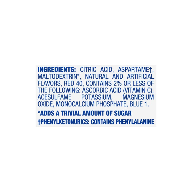 Raspberry Low Calorie Pitcher Pack Carton