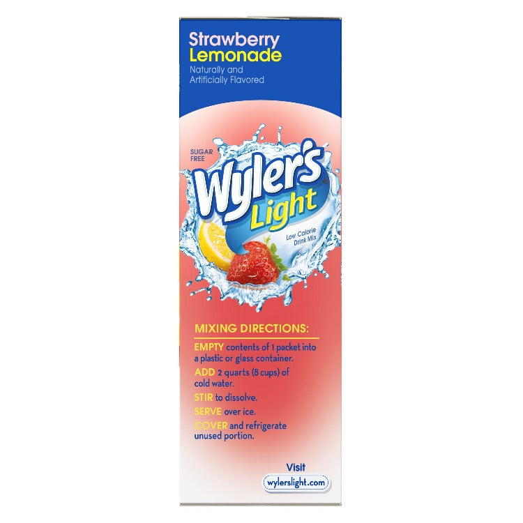 Strawberry Lemonade Low Calorie Pitcher Pack Carton