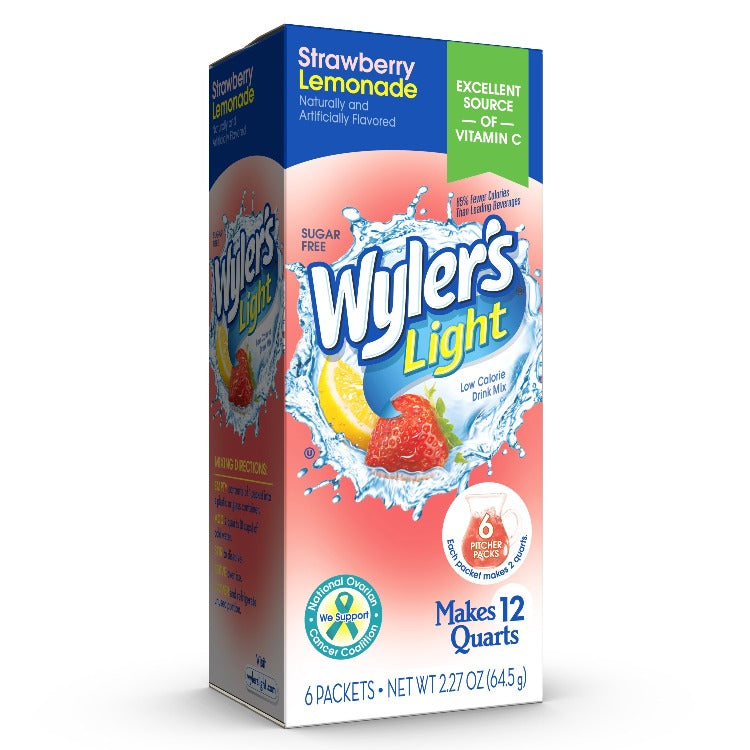 Strawberry Lemonade Low Calorie Pitcher Pack Carton