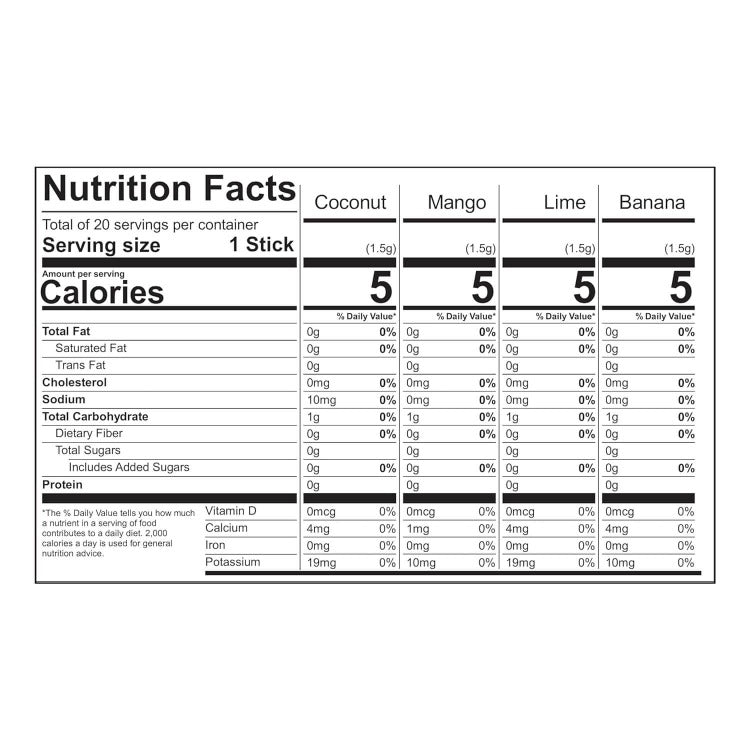 Wyler’s Light Watertok Inspired Base Flavors Variety Pack